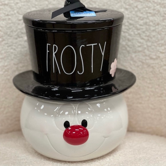 Rae Dunn Holiday Rae Dunn Frosty The Snowman Canister Poshmark